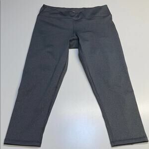 GAIAM Womens Medium Gray Capri Stretch Pants